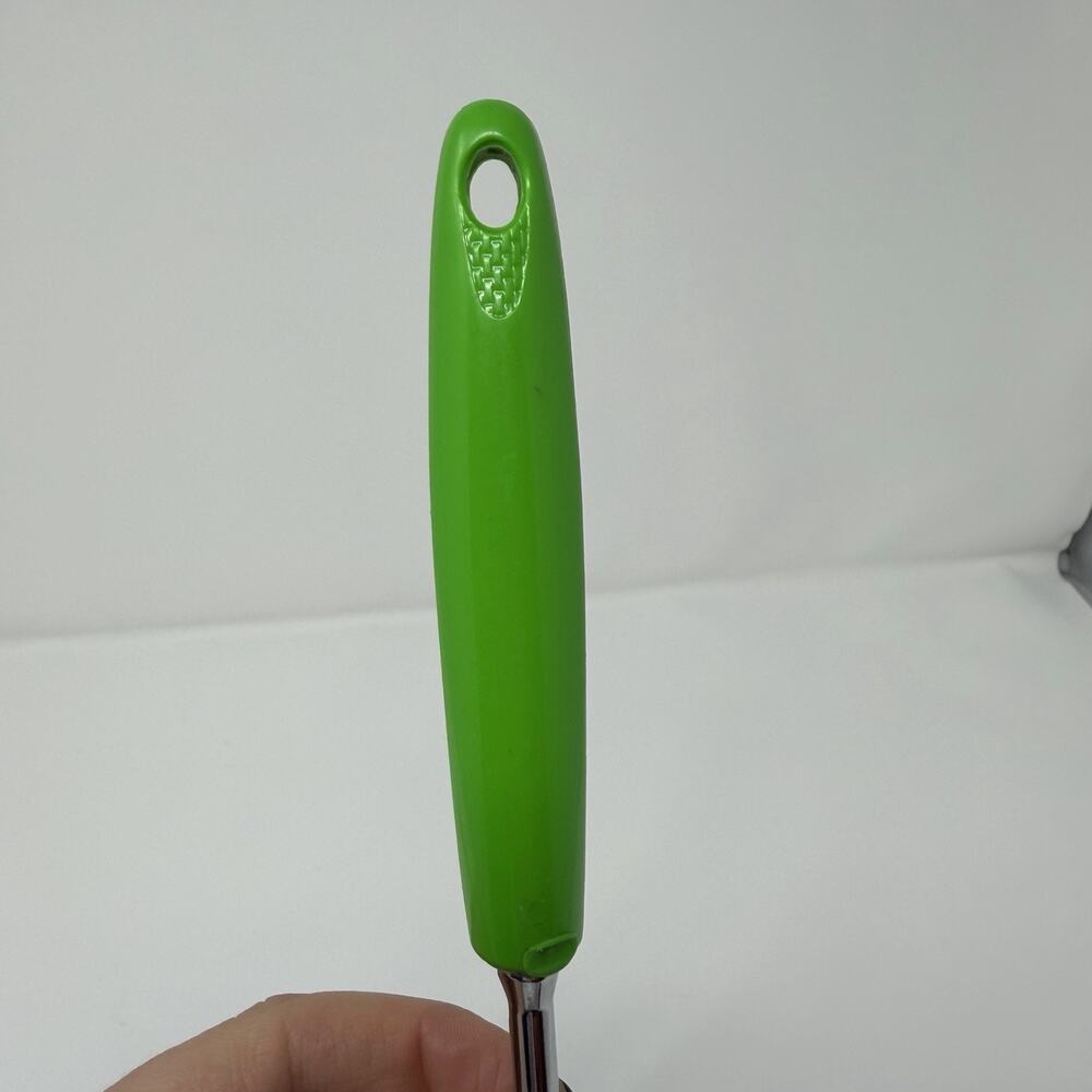 Ekco 13.5 in Stainless Slotted Spatula With Green Handle - Picture 5 of 8